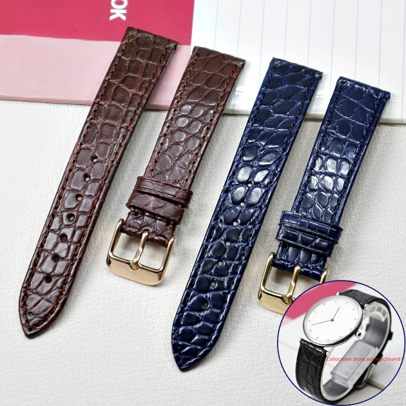 Thin crocodile Genuine leather - Omega Watch Speedmaster recension och pris